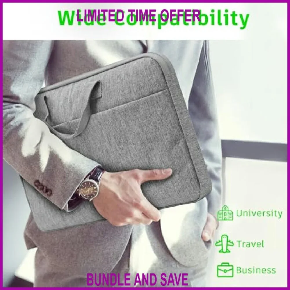 15.6 Inch Laptop Briefcase, Professional Carrying Case for Business Travel